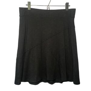 Toad & Co Black Cotton Blend Mini Skirt Gorpcore Outdoor Women's size Medium